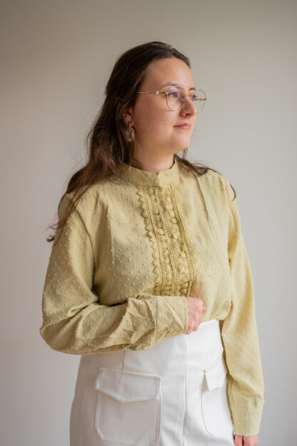 Blouse Sofie pistache - Afbeelding 2