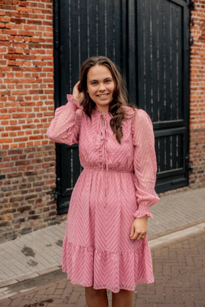 Jurk Thirza Roze (eigen label) - Afbeelding 2