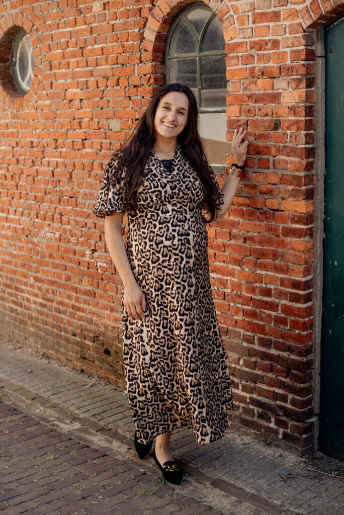 Panter jurk Maxi
