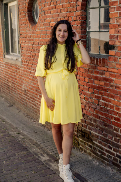 Jurk geel Azzurro