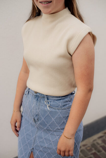 Top Suus beige - Afbeelding 2