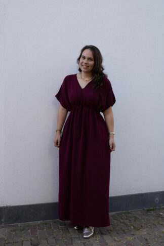 jurk-milou-bordeaux-rood