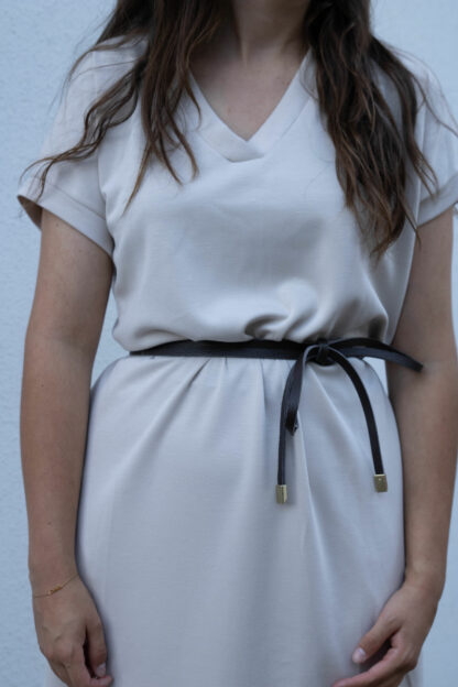 Jurk Liv beige - Afbeelding 2