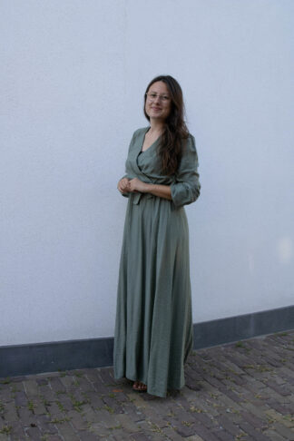 maxi-jurk-groen