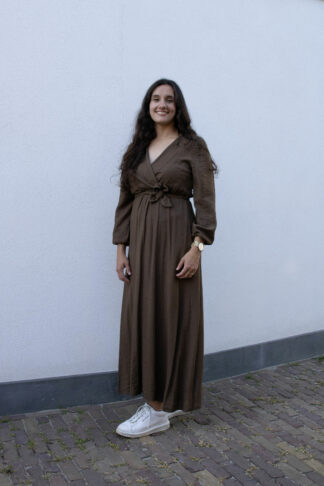 maxi-jurk-choco