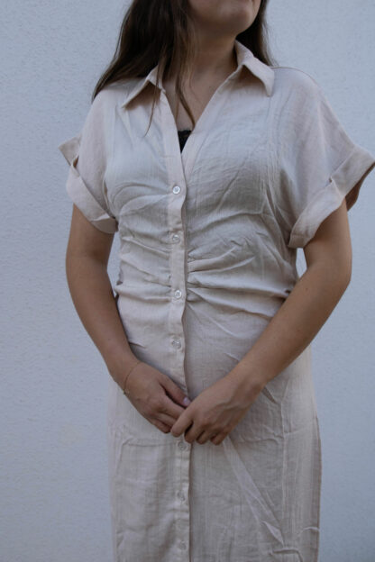 Jurk Lieke beige - Afbeelding 2