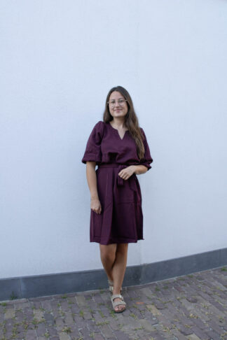 jurk-saar-bordeaux-rood