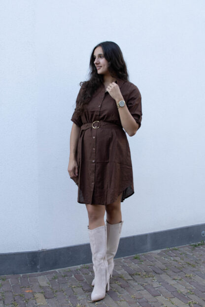 Jurk Britt choco