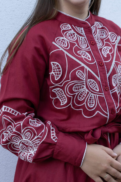 Jurk Anna rood - Afbeelding 2