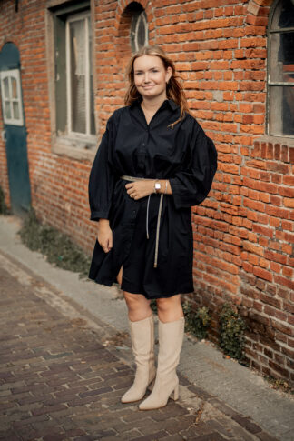 blouse-jurk-zwart