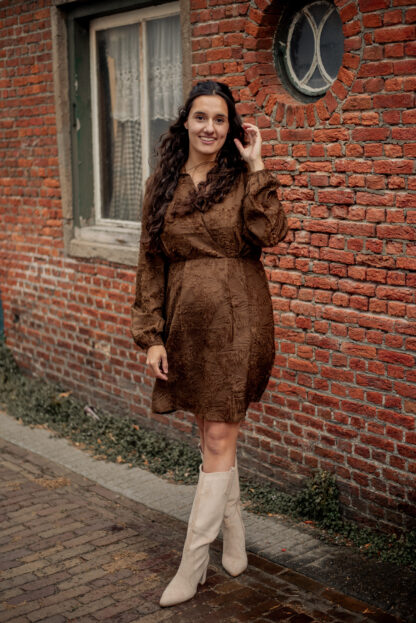 Jurk Lisa bruin