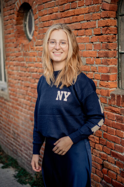 Trui New York donkerblauw