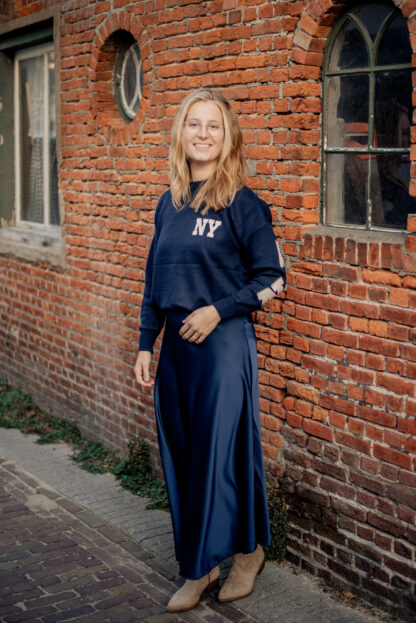 Trui New York donkerblauw - Afbeelding 3