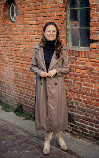 leren-trenchcoat-taupe
