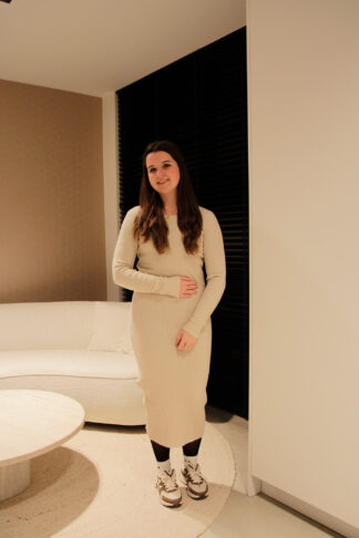 bodycon-jurk-beige