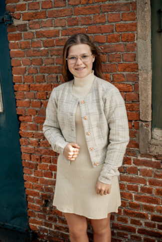 eigen-label-blazer-grijs