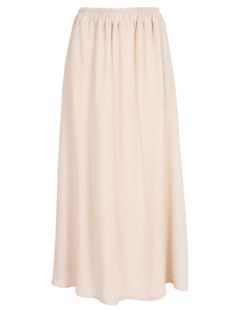 Maxi rok beige