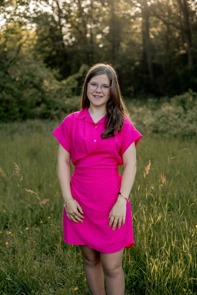 Jurk Loes roze