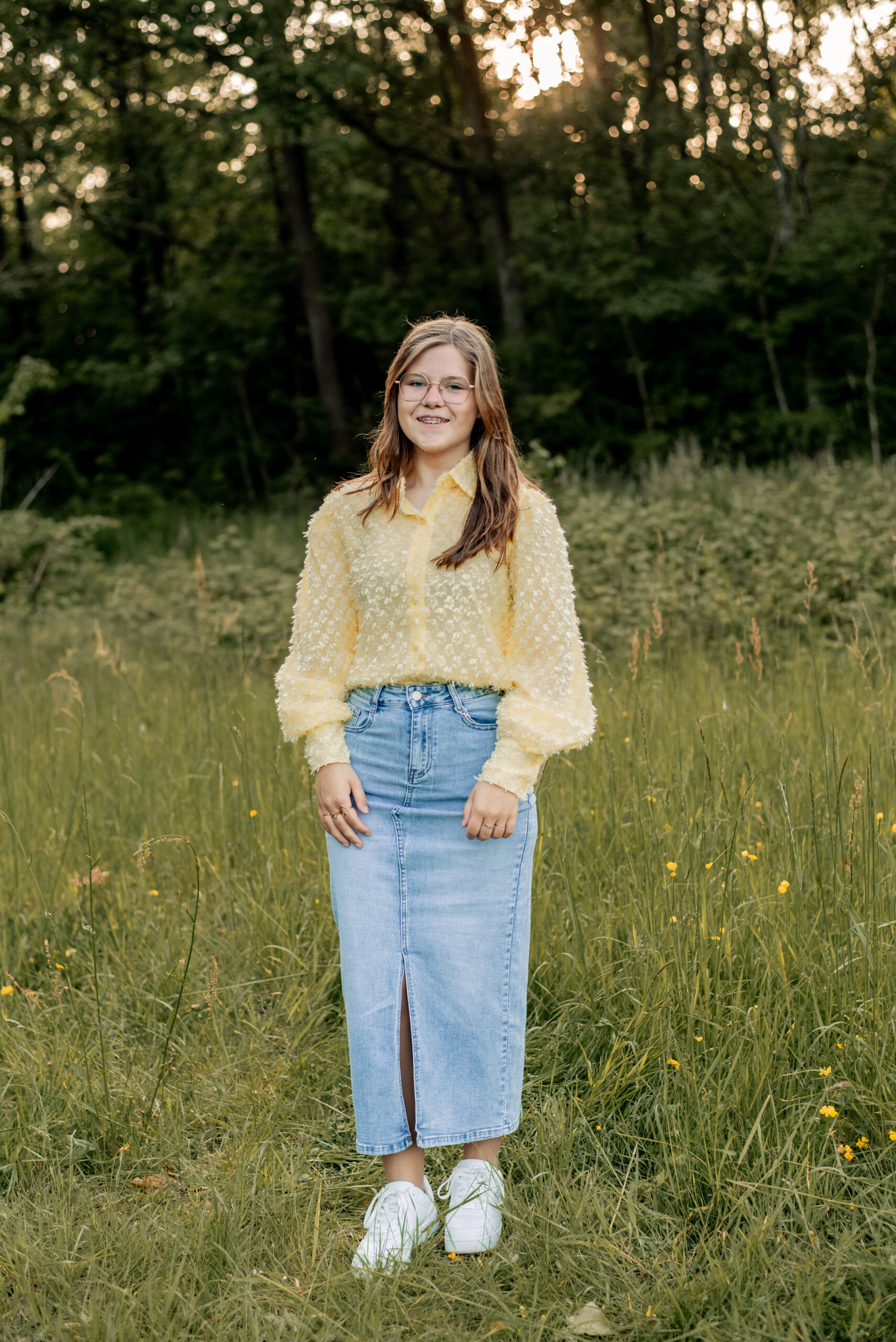 Blouse Mirthe geel - Afbeelding 2