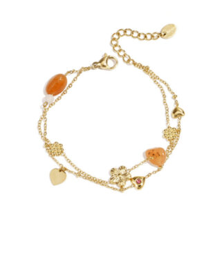 armbandje-met-oranje-gouden-bedeltjes