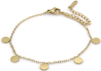 Armbandje rondjes goud