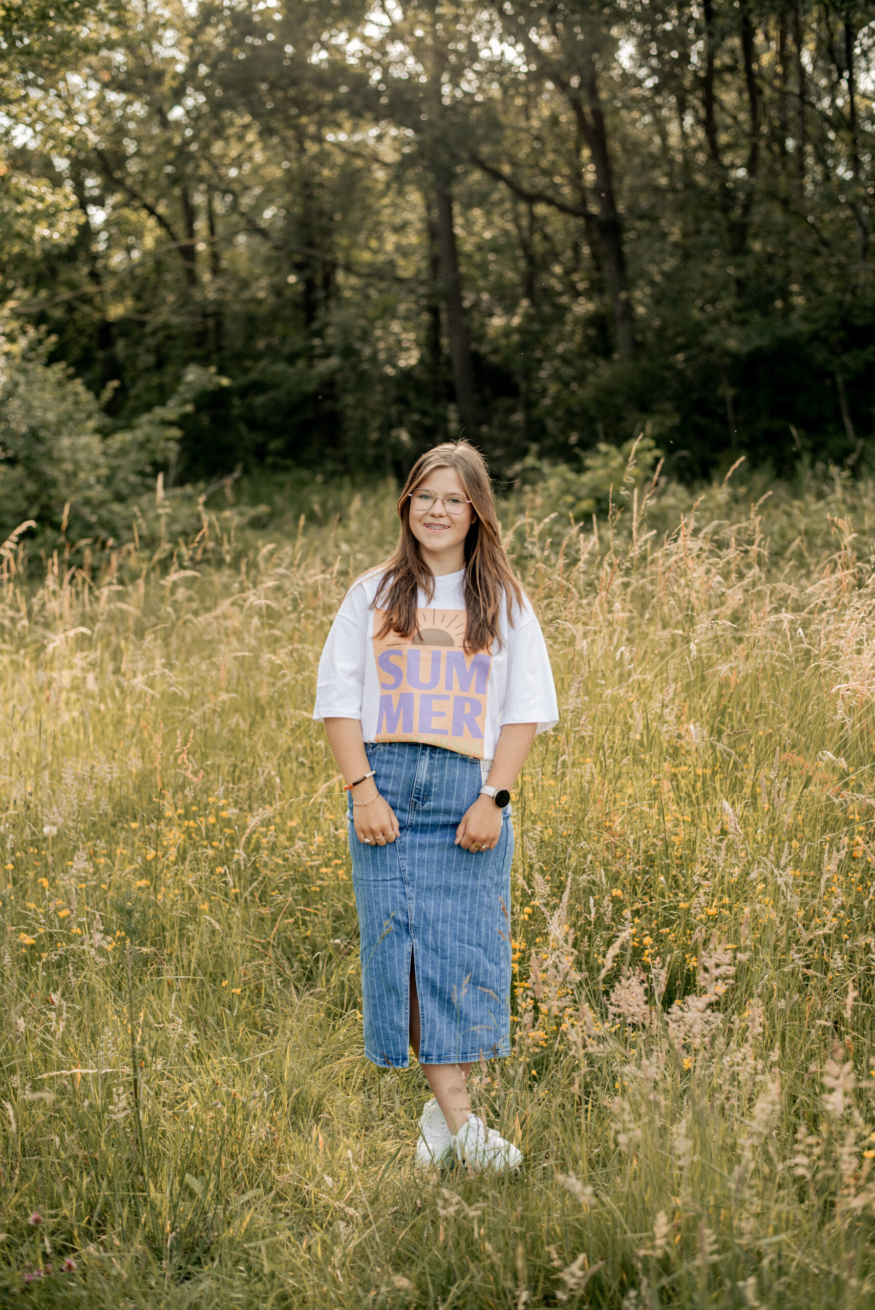 Azzurro Summer T-shirt – Perzik - Afbeelding 2