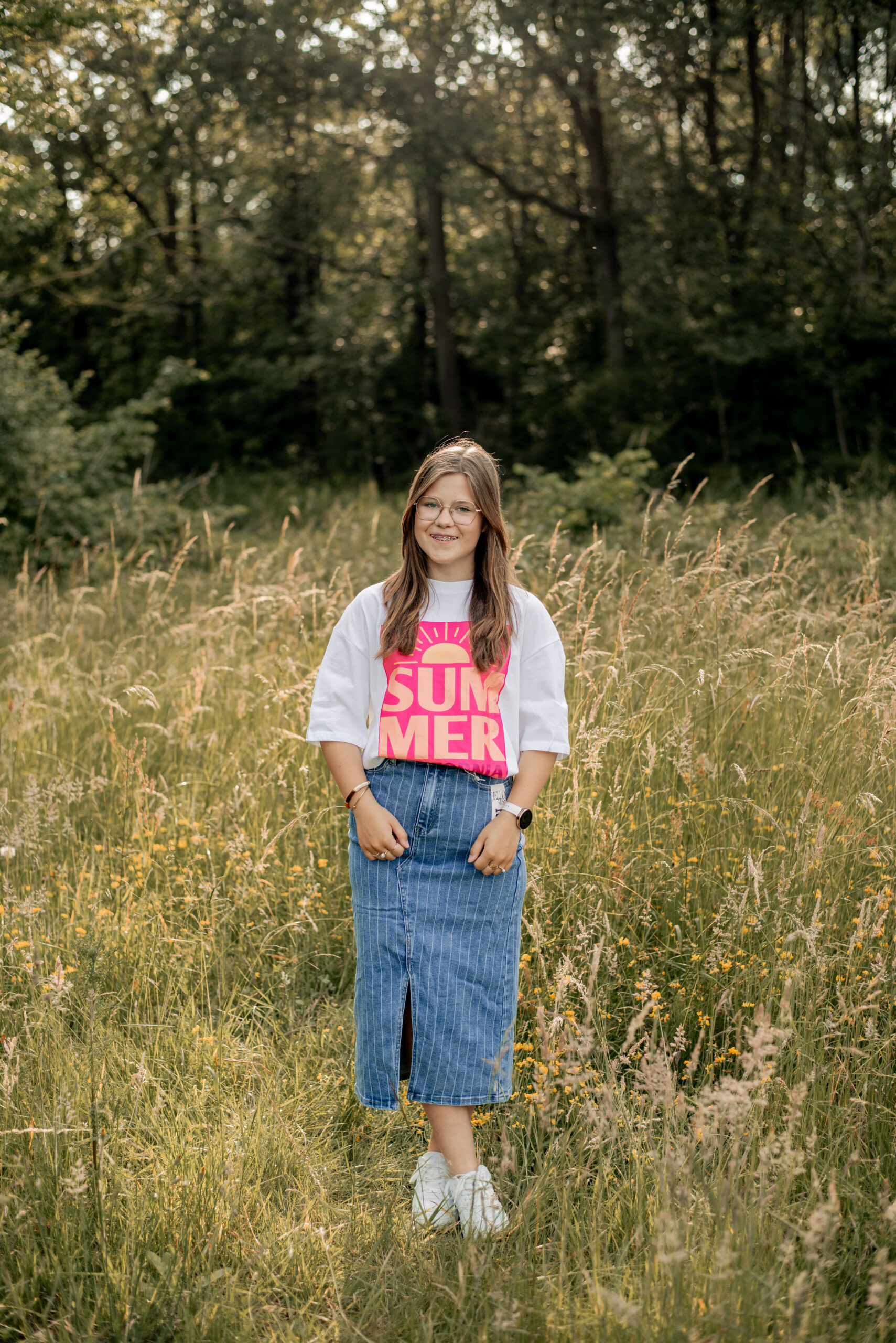 Azzurro Summer T-shirt – Roze - Afbeelding 2