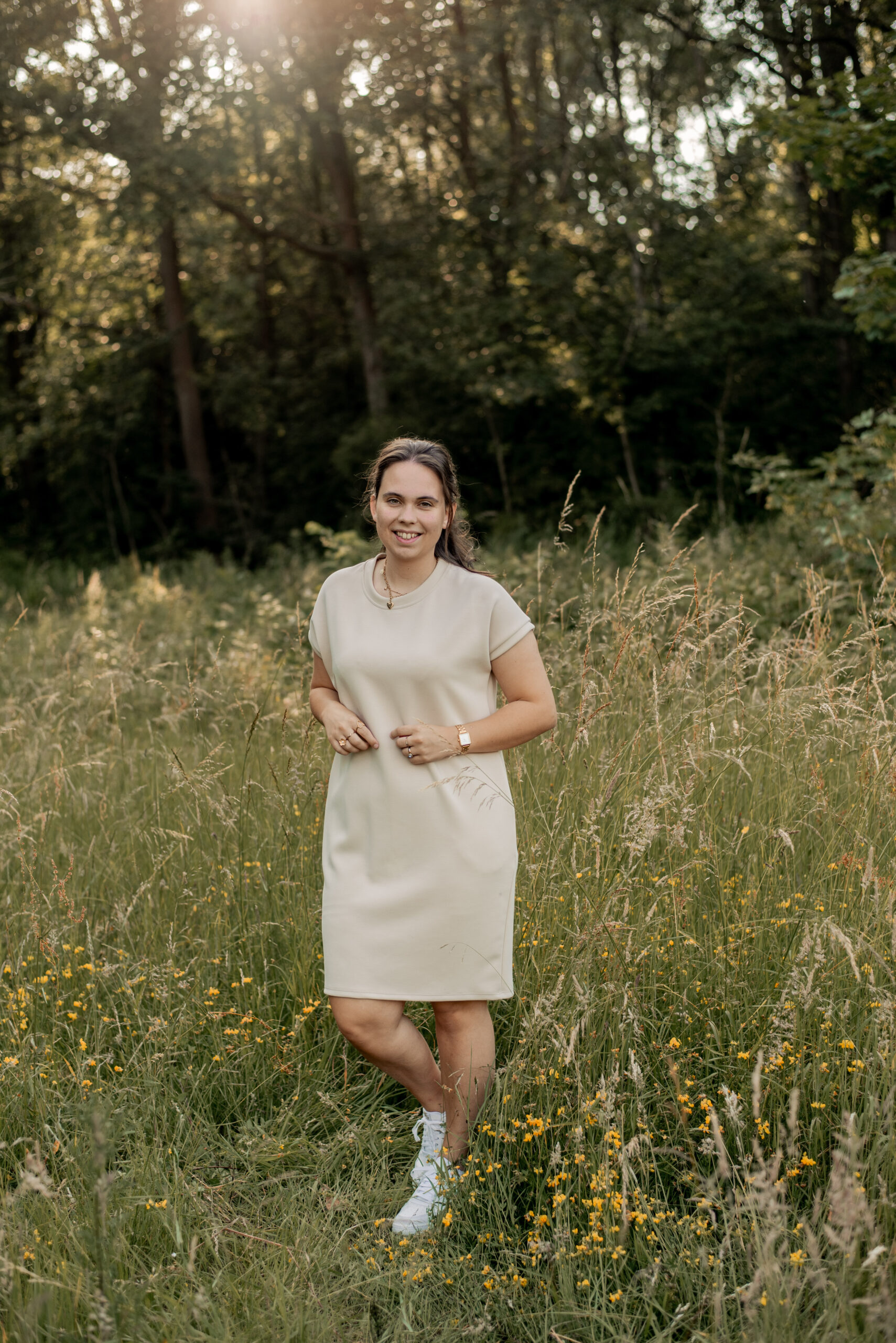 Jurk Sanne beige - Afbeelding 2