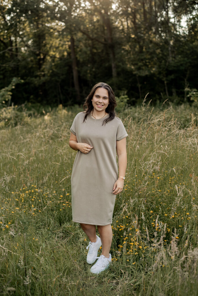 Jurk Sanne taupe