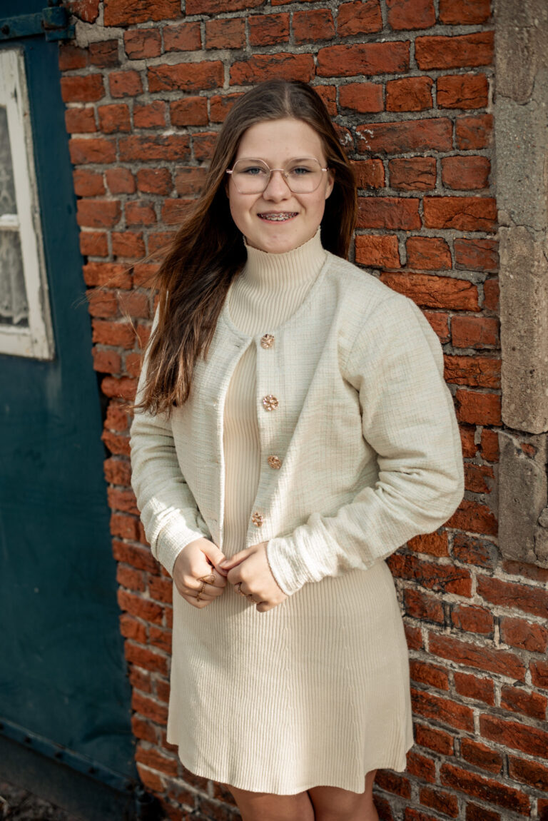 Eigen label blazer crème