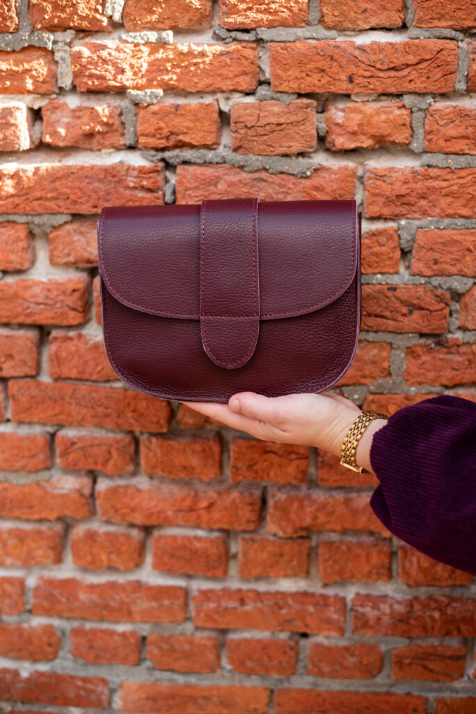 Maantasje bordeaux rood